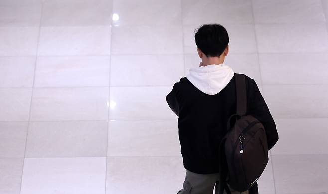 지난달 14일 서울의 한 대학교에서 학생 모습. /뉴스1