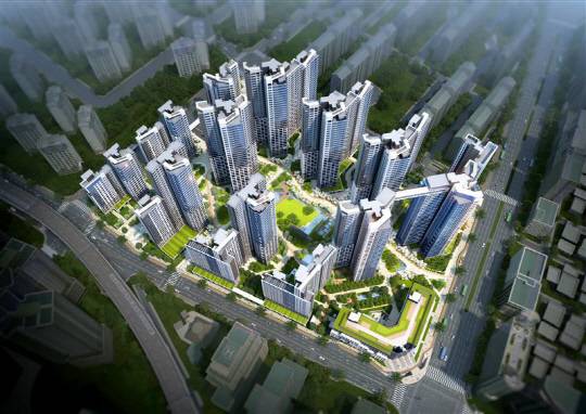 잠실 르엘 조감도 (사진 제공= 해안건축)