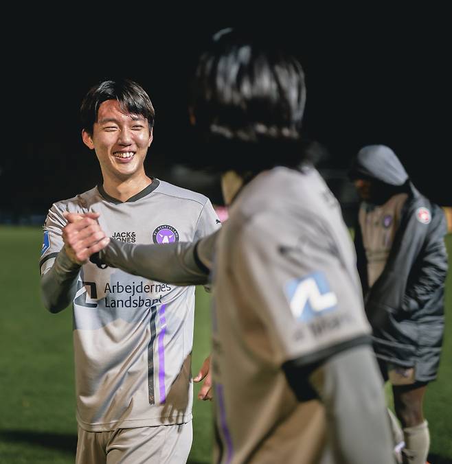 FC 미트윌란 데뷔전을 치른 이한범. 사진=미트윌란