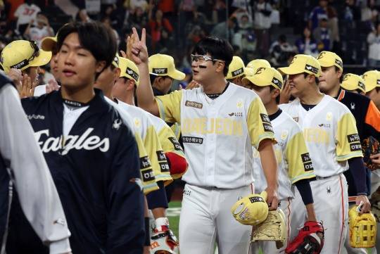 패배를 잊은 한화 이글스 선수들