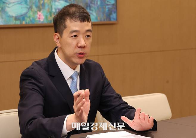 임태혁 삼성자산운용 ETF운용본부장이 지난 9일 서울 서초구 삼성자산운용 본사에서 인터뷰를 하고 있다. <이충우 기자>