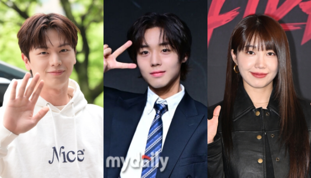 육성재, 박지훈, 정은지/마이데일리 DB