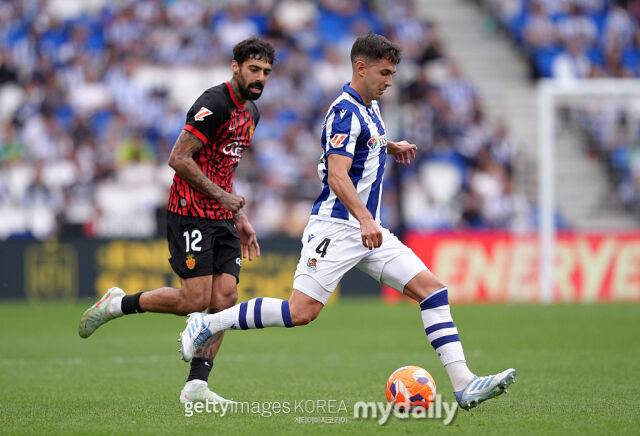아스널 이적이 거의 확정적인 레알 소시에다드의 수비형 미드필더 주빈멘디./게티이미지코리아