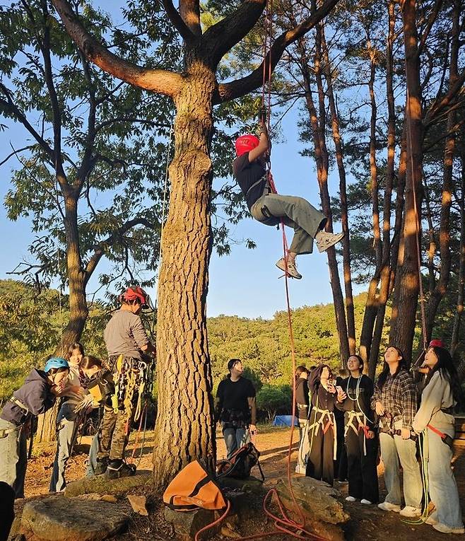 [울산=뉴시스] 구미현 기자 = 춘해보건대학교가 산림청으로부터 '산림교육전문가(유아숲지도사) 양성기관'으로 공식 지정됐다고 12일 밝혔다. (사진=춘해보건대 제공) 2025.05.12. photo@newsis.com *재판매 및 DB 금지
