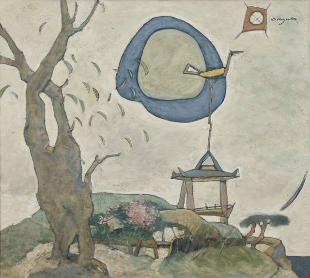 권옥연, ‘살구꽃 필 무렵(1991)’. 사진 제공=국립현대미술관