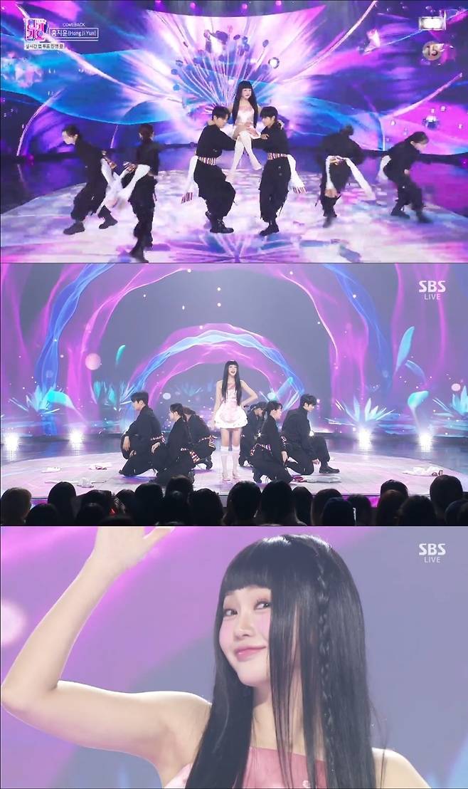 SBS ‘인기가요’ 방송 화면 캡처