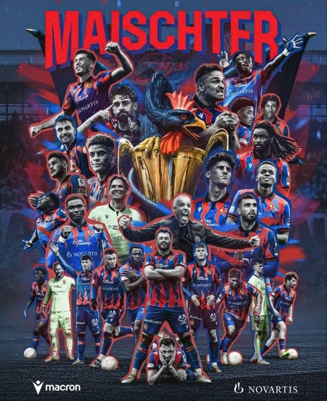FC바젤의 우승 포스터. /사진=FC 바젤 SNS