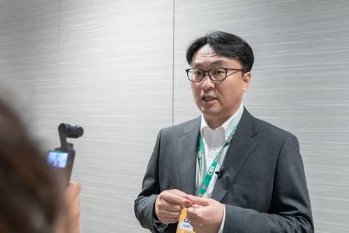 취재진에 '케이콘 재팬 2025' 소개하는 박찬욱 CJ ENM 컨벤션사업부장 [문화체육관광부 제공. 재판매 및 DB 금지]