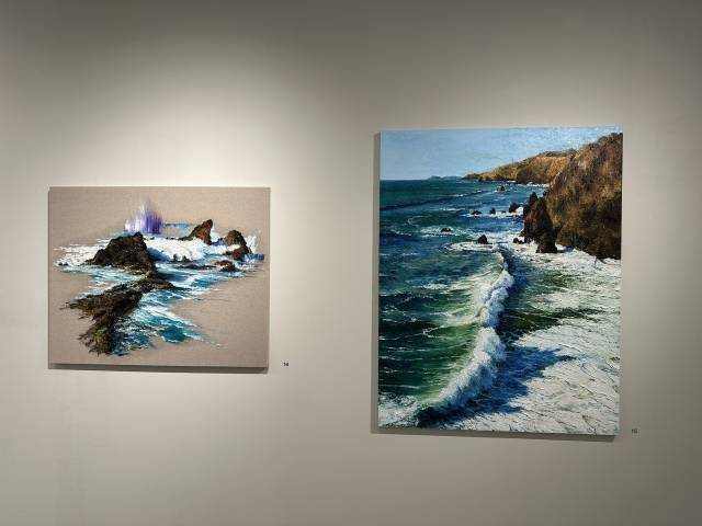 복합예술공간 별채*의 2025년 첫 기획전 '회화, 색다른 해석들'에 전시 중인 김남표 작가 작품. 김은영 기자