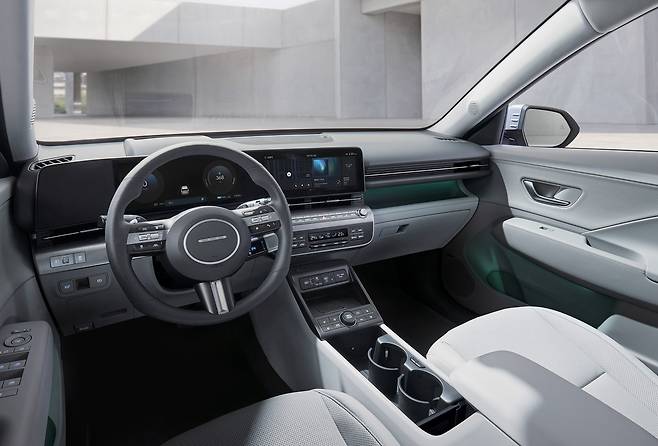현대자동차 소형 전기 스포츠유틸리티차(SUV) '2025 코나 일렉트릭' 내장<자료사진>(현대차 제공). 2025.05.13.