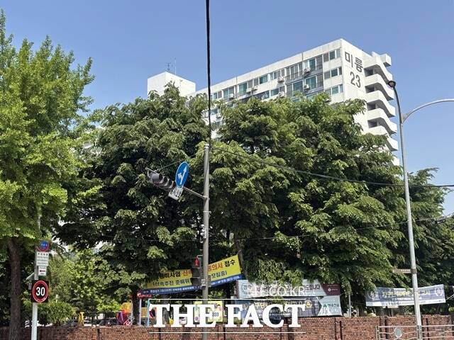 미미삼 전용면적 59㎥는 7억원 후반~8억원 초반에 거래되고 있다. 이는 노원구 내 다른 단지와 비교하면 높은 가격이다. /공미나 기자