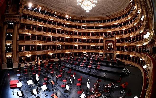 이탈리아 밀라노 라스칼라오페라극장. 로이터 연합뉴스