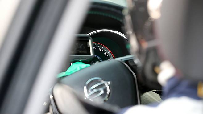 급발진 의심 사고 관련 '재연 시험' 2024.4.19