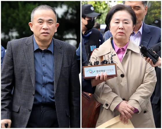 윤석열 전 대통령 부부 공천 개입 의혹의 핵심 인물인 명태균씨와 김영선 전 국민의힘 의원이 경찰 인사에 개입했다는 의혹이 불거졌다. 뉴스1
