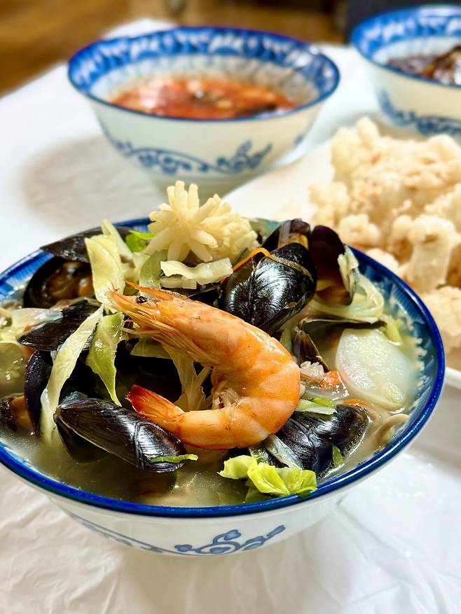 상촌식당의 메뉴는 짜장면, 소마면, 탕수육 3가지다. 사진=박소윤