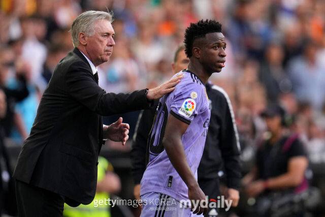 안첼로티 감독과 비니시우스/게티이미지코리아