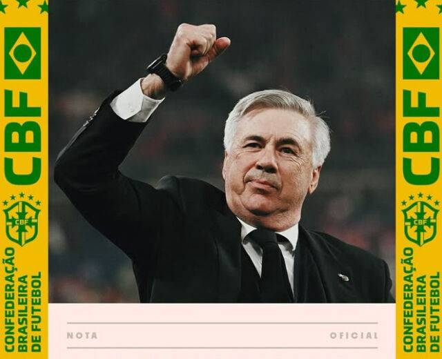 카를로 안첼로티 감독./브라질축구협회