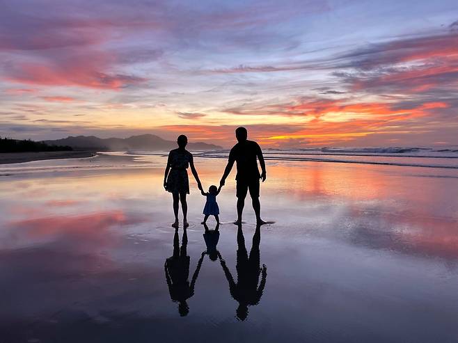 코타키나발루 석양