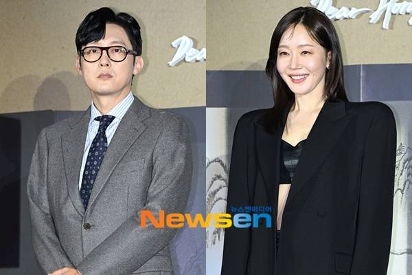 왼쪽부터 박병은 엄지원