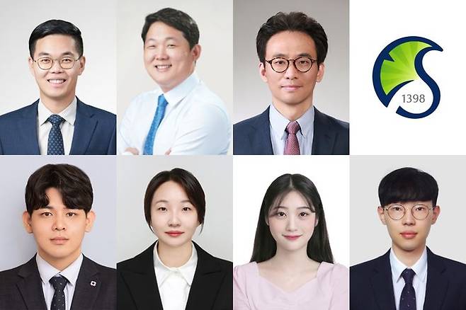 (왼쪽 위부터) 교신저자 성균관대 김충섭 교수, 이효종 교수, 이원식 교수, (왼쪽 아래부터) 제1저자 하영준 석사 졸업생, 황수정 박사, 홍수빈·김종환 석박사통합과정생. (사진=성균관대 제공) *재판매 및 DB 금지
