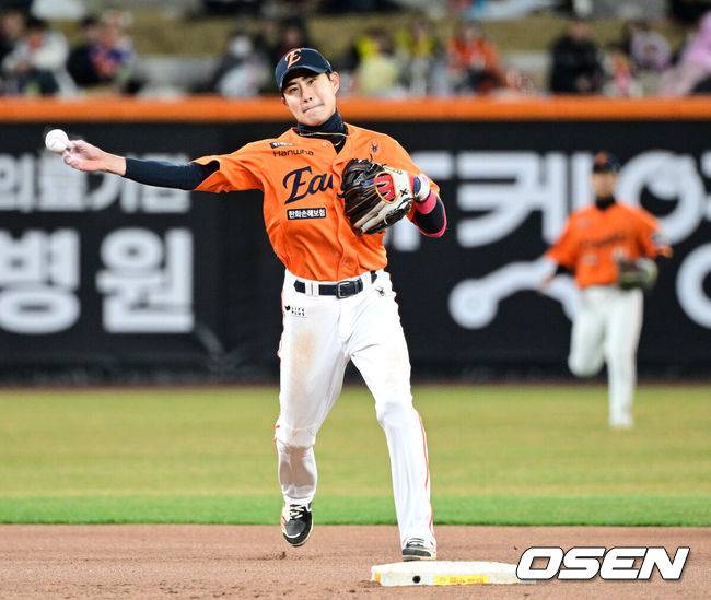 [OSEN=최규한 기자] 한화 심우준. 2025.03.28 / dreamer@osen.co.kr