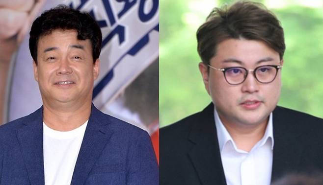 백종원 더본코리아 대표(왼쪽)와 가수 김호중. 세계일보 자료사진, 연합뉴스