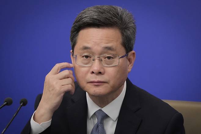 란포안 중국 재정부장 [연합뉴스 자료사진. 재판매 및 DB 금지