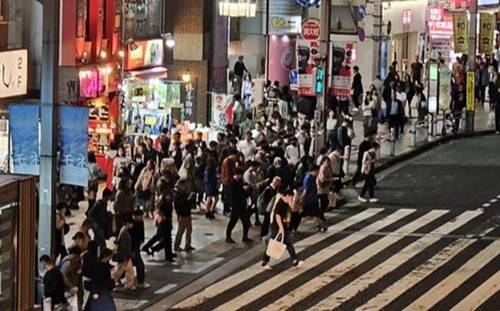 도쿄 우에노역 부근 횡단보도   [연합뉴스 자료사진]