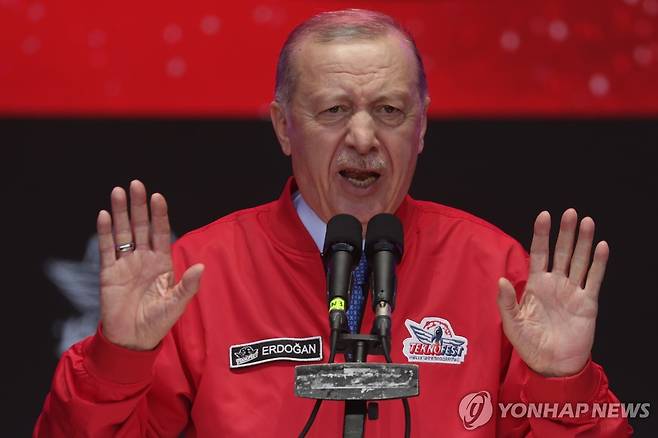 레제프 타이이프 에르도안 튀르키예 대통령 [EPA 연합뉴스 자료사진 재판매 및 DB 금지]