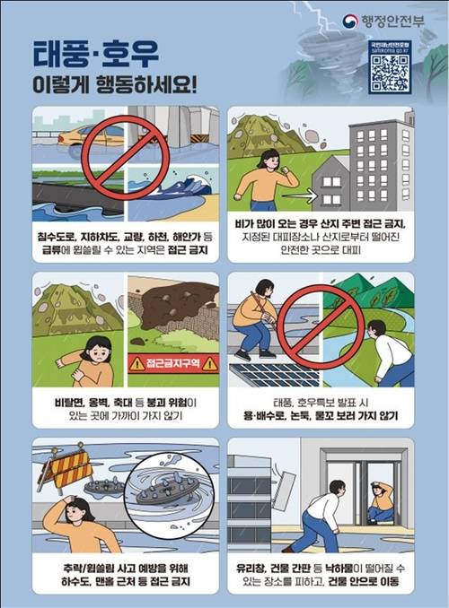 대풍·호우 행동요령. /경기도 제공