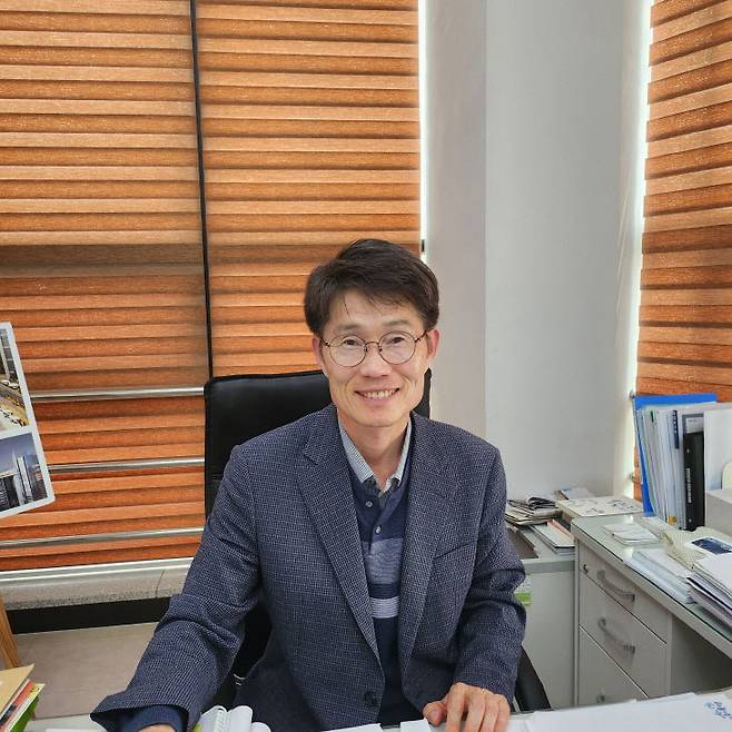 임은수 장대B구역 재개발정비사업조합장. 사진=조훈희 기자