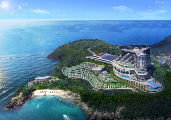 쏠비치 남해 조감도.