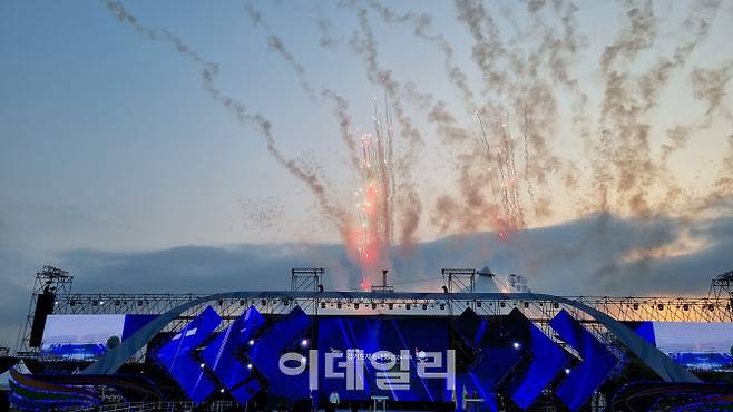 지난해 파주에서 열린 경기도체육대회 개회식 모습.(사진=경기도)