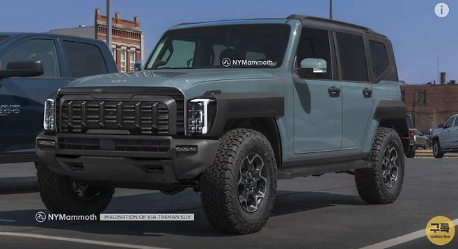 사진 : 기아 타스만 SUV 예상도 (출처=NYMammoth)