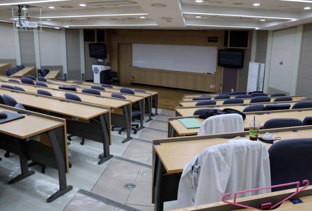 3월 서울의 한 의과대학 강의실. 뉴시스