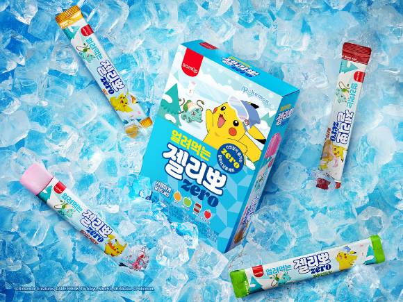 SPC삼립의 여름 신제품 '얼려먹는 젤리뽀 제로(zero)'. [사진=SPC삼립 제공]