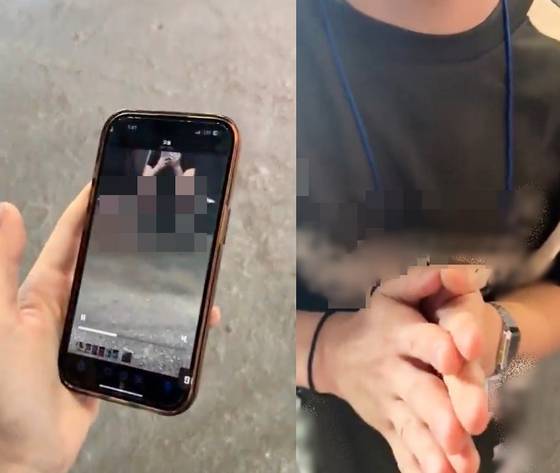 부산의 한 공립고등학교 남학생이 현장 체험학습 간 중국 상하이 모터쇼에서 불법 촬영했다가 적발됐다. SNS 캡처