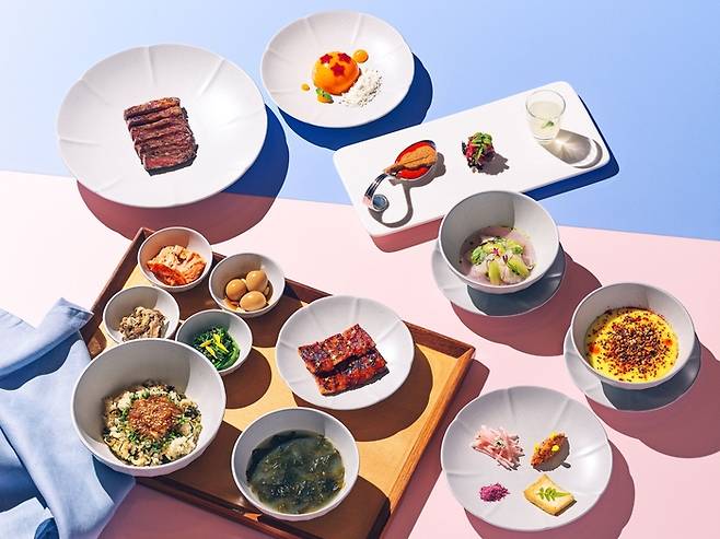 세븐틴 10주년 기념 숙수 메뉴 / 사진=안다즈 서울 강남