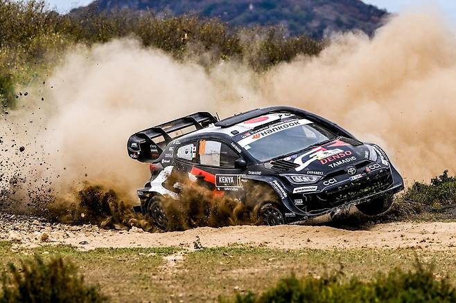 2025 WRC 3라운드 사파리 랠리 케냐 경기 장면 [한국타이어앤테크놀로지 제공]
