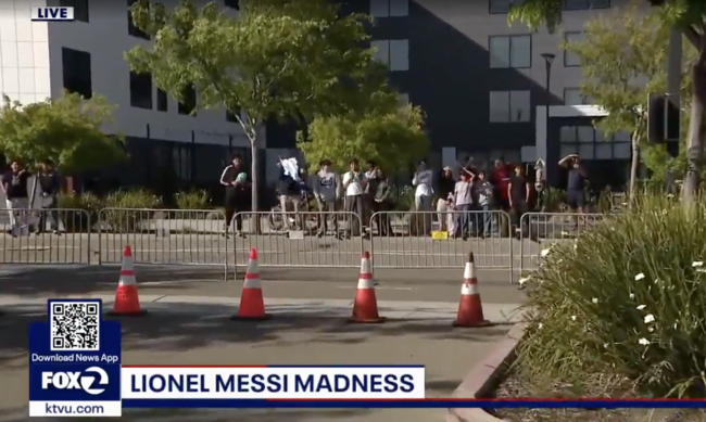 [사진] 메시 현상을 다룬 산호세 지역뉴스