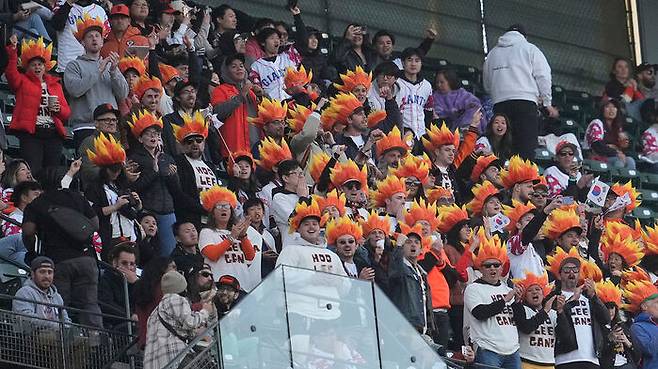 이정후를 응원하는 '후리건스'