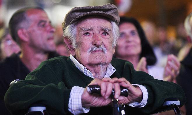 ‘세계에서 가장 가난한 대통령’으로 불렸던 호세 무히카 전&nbsp;우루과이 대통령. AFP연합뉴스