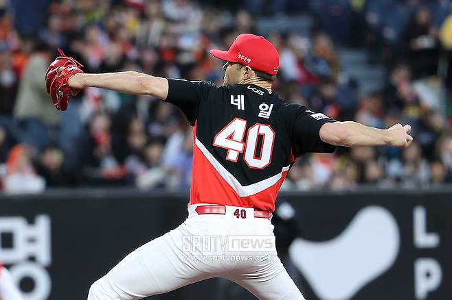 ▲ 선동열 이후 첫 평균자책점 2연패에 도전하는 제임스 네일 ⓒ곽혜미 기자