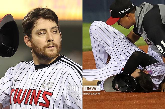 ▲ 오스틴, 홍창기 ⓒ곽혜미 기자