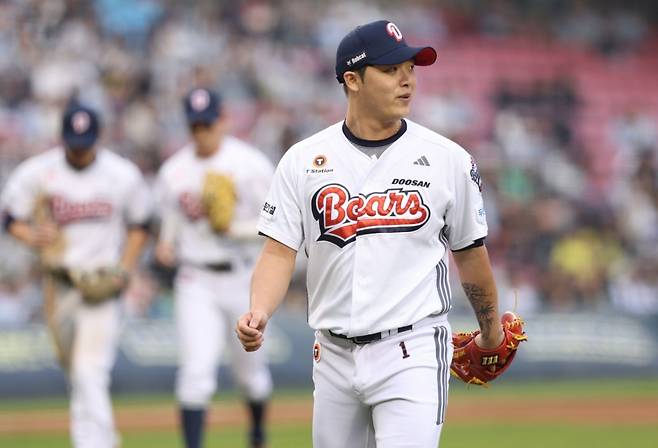 두산 베어스 불펜 투수 박치국. /사진=두산 베어스 제공