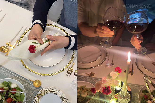 로맨틱한 분위기를 한층 높여주는 캔들라이팅은 12개입 6,348원에 구입했다.