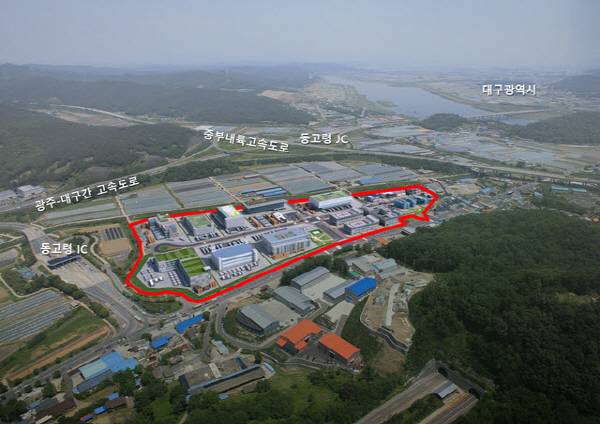 동고령물류단지 조감도