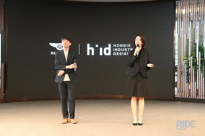 왼쪽부터 학생들을 지도한 홍익대학교 미술대학 디자인학부 산업디자인전공 어준혁 교수, 김숙연 교수