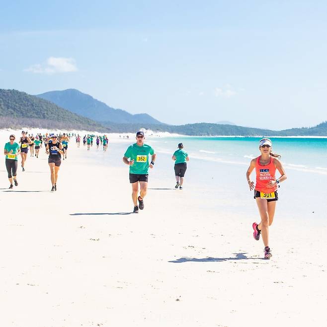 그레이트 화이트 해븐 비치런 Photo by @hamiltonislandenduranceseries