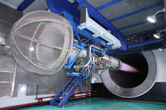 한화에어로스페이스가 생산하는 항공 엔진. /한화에어로스페이스 제공